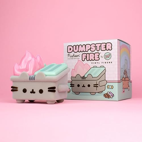 100% Soft Pusheen Dumpster Fire Vinyl Figure in Saudi Arabia | Whizz